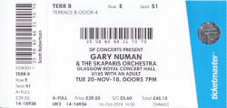 Glasgow Ticket 2018